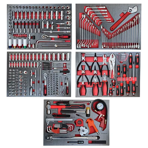 Coffret à outils mécaniques multifonctionnel à sept niveaux, type chariot, 352 pièces, robuste, pour la réparation automobile et l'entretien domestique - Product Image 2