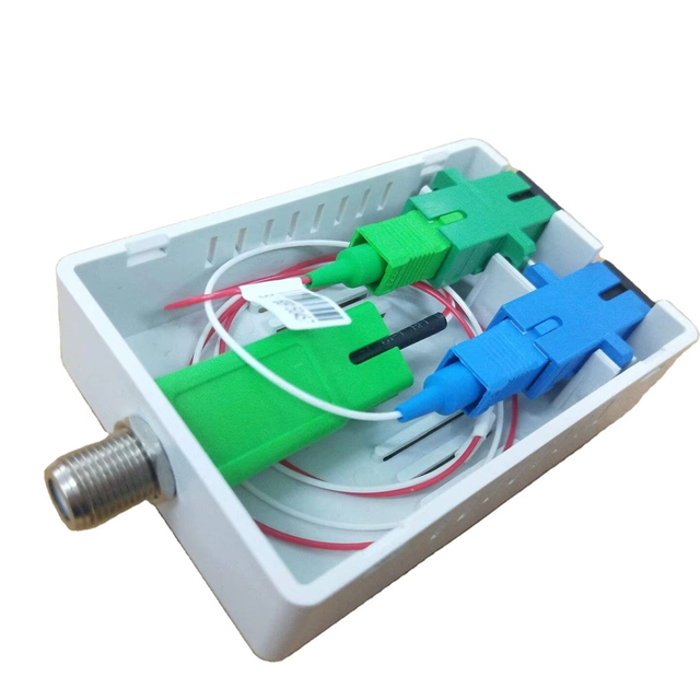 Hot sales  Indoor CATV Passive Optical Receiver PON Mini WDM Fiber Optical Node for ftth for CATV fiber optical equipment