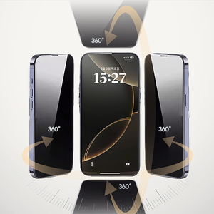 Installation facile Protecteur d'écran en verre trempé pour téléphone anti-<span class=keywords><strong>espion</strong></span> à 360 degrés pour <span class=keywords><strong>iPhone</strong></span> 12 13 14 15 16 17 Pro Max Plus - Product Image 3