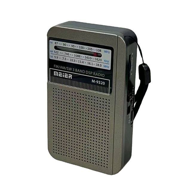 Small Fm Am Sw Multi Band Radio 500mah 14500 Rechargeable Battery Radio Pocket Radio M-9320