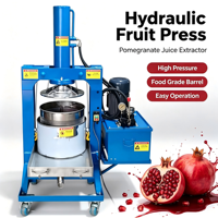 Industriële hydraulische persmachine voor fruit- en groentesap extractie en ontwatering