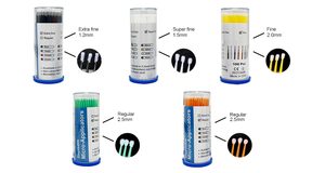 Applicateurs de <span class=keywords><strong>micro</strong></span> brosse à cylindre régulier ultra fin dentaire jetable - Product Image 5