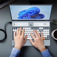 Ordinateur portable en aluminium avec écran 2,5K de 16 pouces, processeur Intel N5105 Quad Core, Windows 11, clavier mécanique rétroéclairé, vente chaude, tout neuf