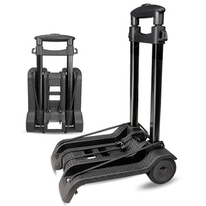 BAOYU – roue amovible en PP, noire, haute, pliable, petit, léger, pliable, en plastique, pliable, panier d'achat - Product Image 2