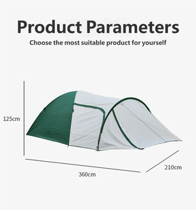 Ultra-<b>light</b> Four-season Double Layer Oxford Outdoor Family Camping Tent Extended Front <b>Hall</b> Portable Waterproof Luxury Model One - Product Image 1