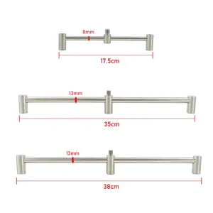 Barres anti-tiraillement en acier inoxydable pour la pêche à la <span class=keywords><strong>carpe</strong></span>, pour piquets de berge et rod pod, alarme de pêche X8175 - Product Image 3