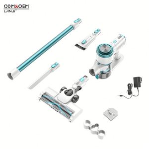 เครื่องดูดฝุ่นแบบไร้ถุงสูญญากาศแบบไร้ถุงเก็บฝุ่น E13 DC 150W แบบพกพาเทคโนโลยีการกรอง HEPA ในครัวเรือน9Kpa ใช้งานกลางแจ้งแบบแห้ง - Product Image 1