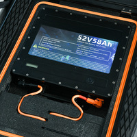 Planche de surf électrique en fibre de carbone avec hydrofoil, batterie 58Ah, longue autonomie, modèle de yacht pour l'extérieur et l'océan EDEF009