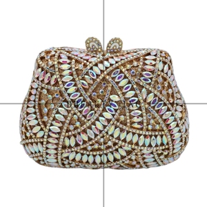 Pochette de Soirée Scintillante pour Femme avec Strass et Cristaux Éblouissants – Sac à Main de Luxe pour Mariage, Festival, Dîner Caritatif - Product Image 1