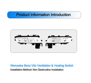 Bouton de commande de chauffage des sièges pour <span class=keywords><strong>Mercedes</strong></span> Vito – Amélioration du confort intérieur de la voiture – Pièces détachées automobiles – Vente en gros directe usine Chine - Product Image 5