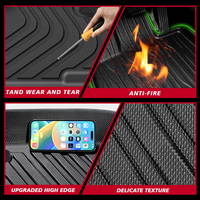 Tapis 3D personnalisé tapis de sol de voiture tapis de sol de voiture adapté pour 2022-2024 Volkswagen Taos TPE tous temps tapis de voiture d'usine