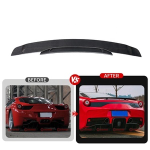 Brilliant Quality Carbon Fiber Upgrade to Novi Style Auto Parts Car High Racing <b>Wing</b> Rear Spoiler For Ferrari 458 - Product Image 3