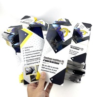 Brochure pliée en trois, impression sur papier couché 150 g/m², haute qualité, prix bas, personnalisable pour entreprises