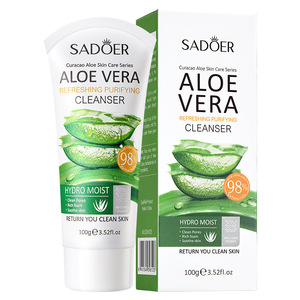 Ensemble de soins de la peau à l'aloe vera SADOER, hydratant et rafraîchissant, produits de soin de la peau à base de plantes d'aloe vera, crème <span class=keywords><strong>pour</strong></span> le <span class=keywords><strong>visage</strong></span>, sérum, <span class=keywords><strong>lotion</strong></span> - Product Image 3