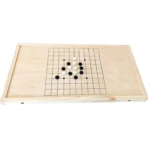 लोकप्रिय 1 में 2 लकड़ी की मेज गुलेल डेस्कटॉप बम्पर शतरंज और Gobang खेल परिवार पार्टी के लिए