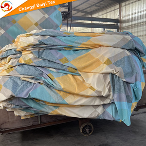 2025 thiết kế mới 100% polyester hình học hoa in nhà dệt bedsheets Chất liệu vải ở dạng cuộn kiện bán buôn - Product Image 3