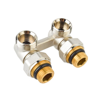 Robinet thermostatique d'angle en laiton AVONFLOW pour radiateur, bloc H angulaire EN215, contrôle de la température