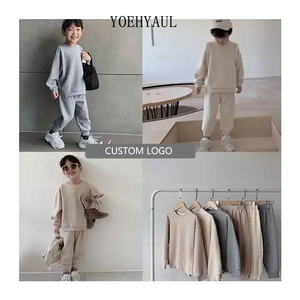 YOEHYAUL Conjuntos Deportivos de Algodón de Alta Calidad para Bebés, Niños y Niñas, Trajes de 2 Piezas para Niños, Conjuntos Deportivos Infantiles - Product Image 2