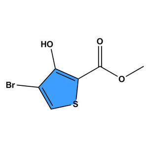 เมทิล4-bromo-3-hydroxythiophene-2-carboxylate สำหรับอนุพันธ์ไทโอฟีนคาร์บอกซิเลตเอสเตอร์ CAS 95201-93-7 - Product Image 1