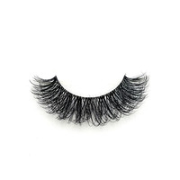 AMC-Faux Cils Naturels en Vison 3d, Bande Transparente Sans Cruauté, Faux Cils Synthétiques Fluffy avec Boîte, Vente en Gros