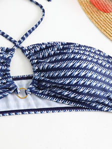 섹시한 수영복 비키니 Trajes 드 바노 로파 드 플라 야 3 조각 짧은 원피스 수영복 아시아 여성 - Product Image 3