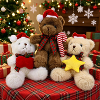 Ours en peluche de Noël très vendu, jouet amusant pour enfants, cadeau de Noël personnalisé