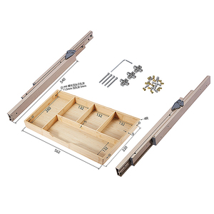 Rail coulissant en aluminium <span class=keywords><strong>plat</strong></span> et dissimulé pour table <span class=keywords><strong>à</strong></span> manger pliante, rail de guidage moderne et caché, quincaillerie de mobilier pour la maison, le salon et le bureau - Product Image 2
