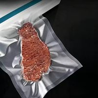Sac sous vide texturé pour la mise sous vide, la conservation, la compression et l'emballage des aliments cuits à la maison