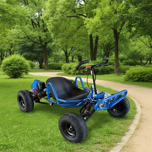 Kart à pédales tout-terrain pour adultes, course en plein air, 90cc, 2 temps, essence, transmission par chaîne, capacité de charge de 200 kg - Product Image 1