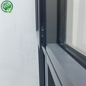 หน้าต่างกันรั่วซึมแบบแขวนเลื่อนแนวนอน ผลิตจากอลูมิเนียมอัลลอยด์และสแตนเลส พร้อมระบบปิดผนึกด้านข้าง - Product Image 2