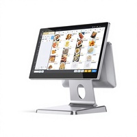 Système de point de vente tout-en-un à double écran, écran unique ou écran tactile, caisse enregistreuse, terminal de commande pour supermarché, magasin de thé au lait