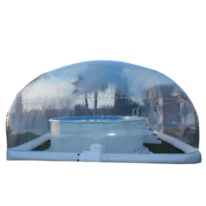 Couverture de piscine gonflable, grande tente/dôme Transparent en PVC, jardin familial, offre spéciale