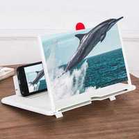 Hete Aanbieding Moderne 3D Video 10-Inch Schermvergroter HD Projector Verstelbare Mobiele Telefoonhouder met PC Materiaal en Veilig Ontwerp