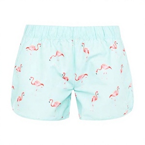 กางเกงขาสั้นผู้หญิงผ้าแคนวาส 100% ระบายอากาศได้ดี พิมพ์โลโก้ได้ตามต้องการ คุณภาพสูง เหมาะสำหรับฤดูร้อน เอวผูกเชือก ทรงปกติ ขาย - Product Image 1