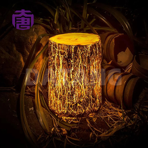 Lámpara Decorativa LED 3D con Forma de Tronco de Árbol, Personalizada, IP65, Material de Resina y Fibra de Vidrio, para Iluminación de Jardín y Parque al Aire Libre - Product Image 5