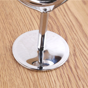 Unionpromo Grossissement 10x Miroir de maquillage simple face en acier inoxydable Forme personnalisée Pieds Miroir debout en métal inoxydable - Product Image 4