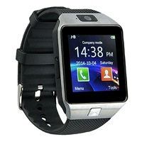 Jam Tangan Pintar Dz09 Laris 2025 Dengan Kamera, Dukungan Bt Android Ios Dengan Kartu Sim, Harga Pabrik, Jam Tangan Pintar Android