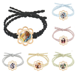 Lindas Bandas Elásticas para el Cabello con Dibujos Animados de Demon Slayer, Accesorios para el Cabello para Niñas y Mujeres - Product Image 1