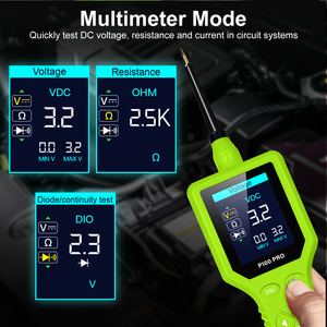 TOPDIAG P100 <span class=keywords><strong>PRO</strong></span> Kfz-Schaltkreistester 9-30V Multifunktionales Diagnosewerkzeug für Elektrische Systeme im Auto <span class=keywords><strong>Power</strong></span> Probe Stromkreisprüfer - Product Image 3