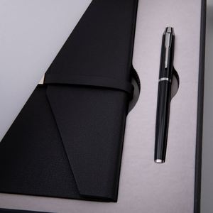 Purple Color Gift Set Umbrella <b>Notebook</b> Business Office Value A5 Notepad Pocket Faux Leather Printed Logo <b>Notebook</b> Set - Product Image 3