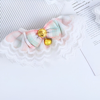 Serviette anti-bave pour animaux de compagnie, collier pour chien et chat, nœud papillon, bavoir en dentelle, accessoire décoratif pour animaux de compagnie de petite, moyenne et grande taille