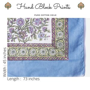 Sarong en coton imprimé à la main, très tendance, pour femme, léger, idéal comme paréo de bikini, pour la plage et les vacances d'été - Product Image 5