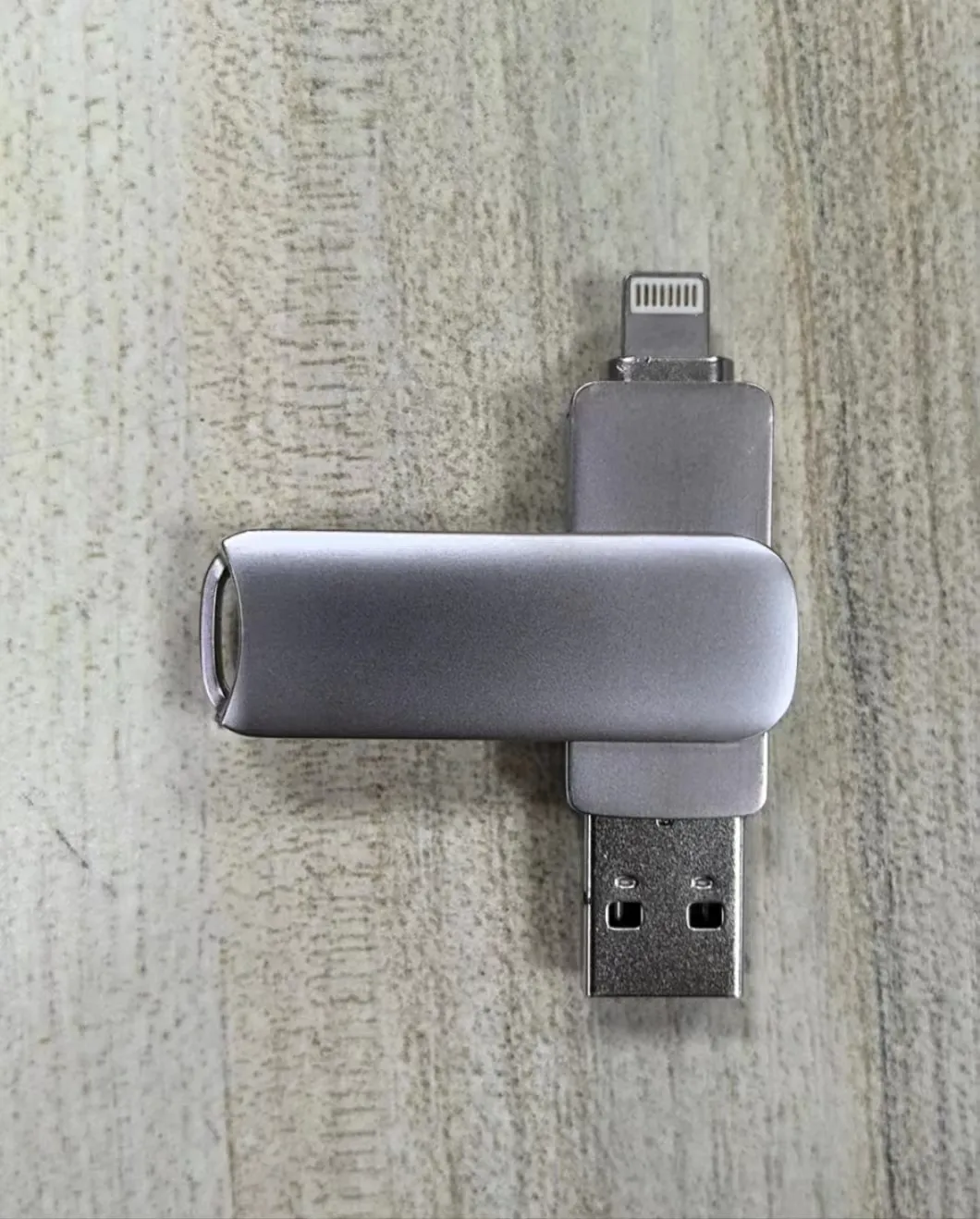 Unidad flash USB Lightning USB 3,0 Unidad flash USB de doble propósito certificada MFI