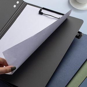 A4 có thể gập lại chất kết dính 360 độ đen clipboard thư mục với lưỡng kim Clip văn phòng văn phòng phẩm - Product Image 6