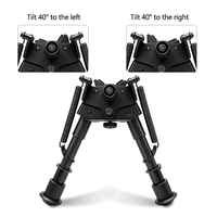 Support de télescope tactique extensible à tête pivotante, prix d'usine, pour trépied simulé, 6-9 pouces, accessoires tactiques pour l'observation des oiseaux