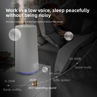 Humidificateur d'air à ultrasons à brume froide 4L, remplissage par le haut, pour chambre et grandes pièces, prise en charge de la personnalisation du logo OEM