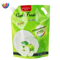 Sacs de recharge personnalisés 3L 5L pour savon à lessive liquide vaisselle en plastique poche debout avec bec verseur