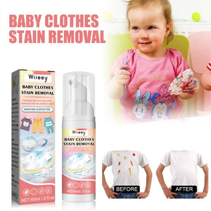 Wiieey 60ML nuovi vestiti per bambini all'ingrosso Mousse per la rimozione delle macchie macchie ostinate di Spray liquido per la pulizia del panno - Product Image 5