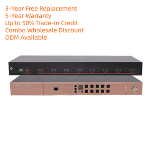 Conmutadores HDMI 8x1 ODM, 8 Puertos de Entrada y 1 de Salida, Conmutador de Video Remoto 4K60Hz, Compatible con EDID, Escaneo Automático, Detección Automática para Centro de Comando y Control - Product Image 1