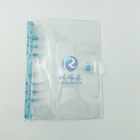 Page intérieure en plastique PP avec 2 poches et 4 poches, personnalisé, A5 A6, 6 anneaux, nouveauté
